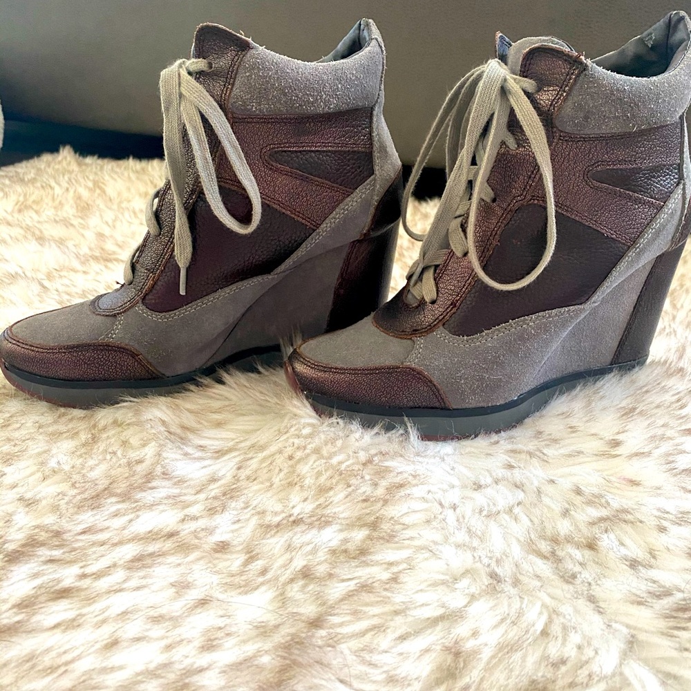French Connection Heeled Bootie Sneakers